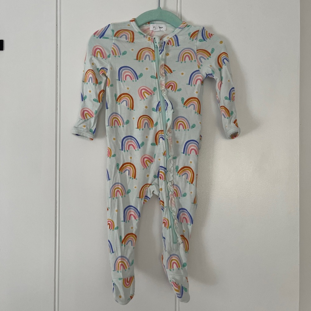 Angel Dear Ruffle Back Footie